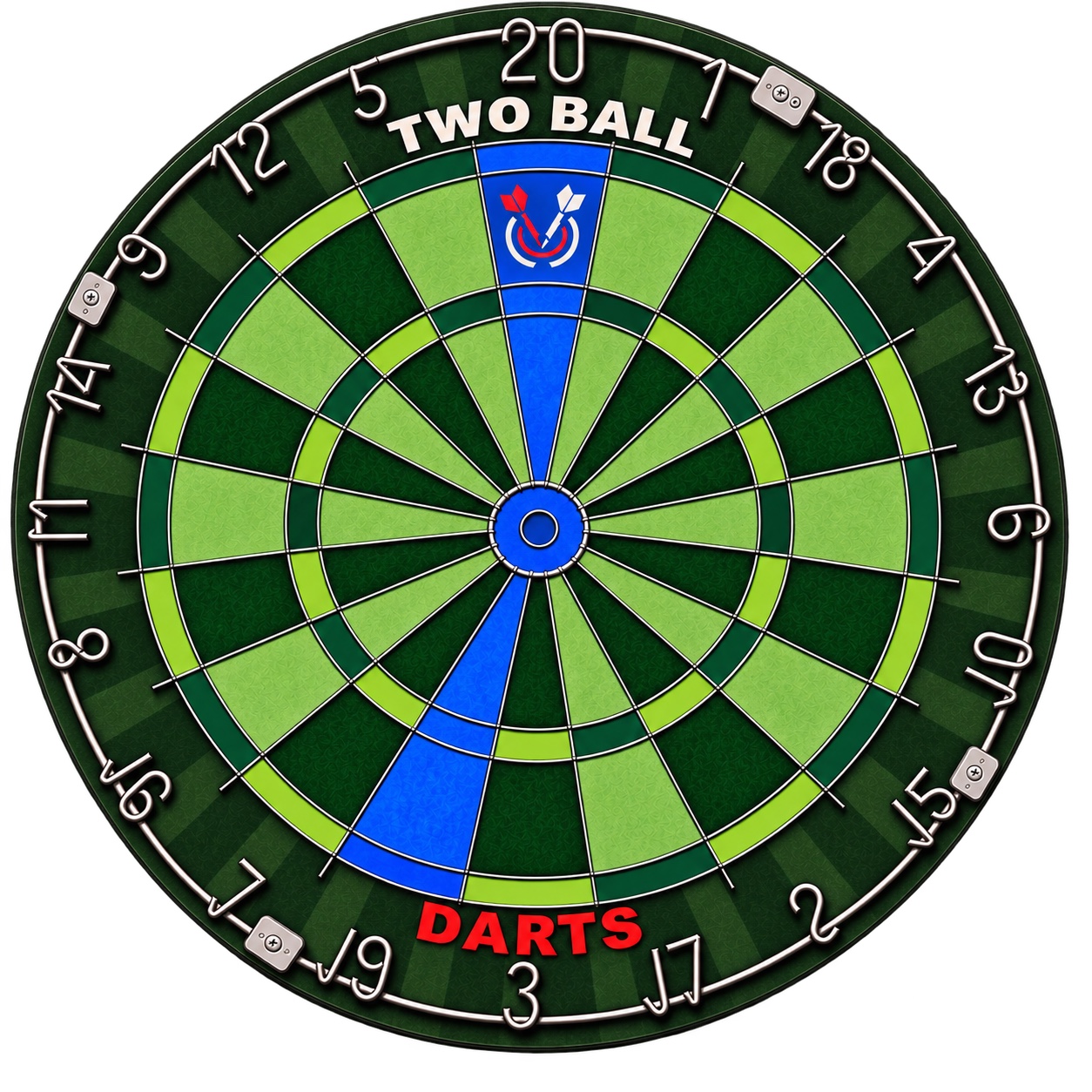 TwoBallDarts custom dartboard